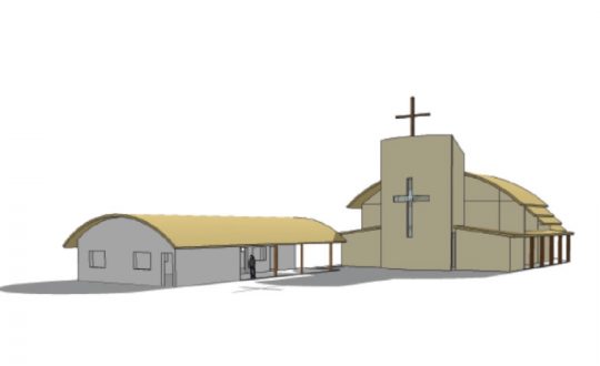 Église à Apogoti en 2019